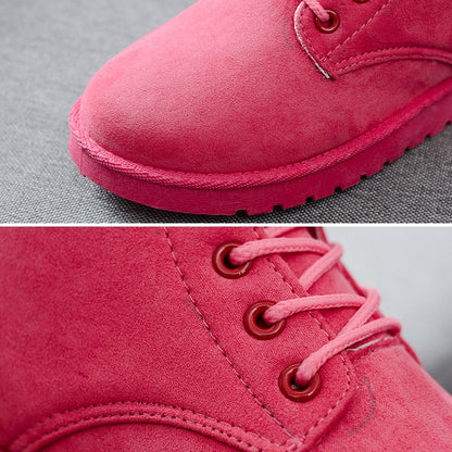 Kvinnor Vinterpäls Mocka Fotkängor™